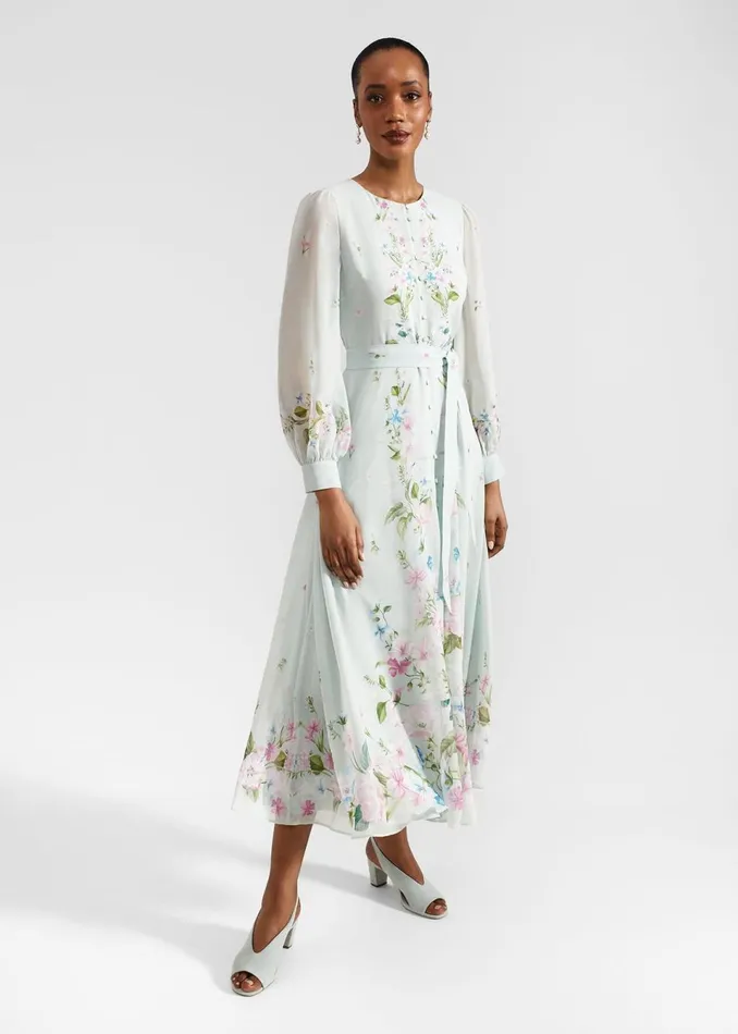 Women Dresses and Jumpsuits Hobbs Petite Maribella Dress Green Multi