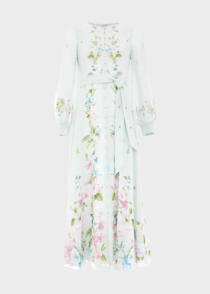 Women Dresses and Jumpsuits Hobbs Petite Maribella Dress Green Multi