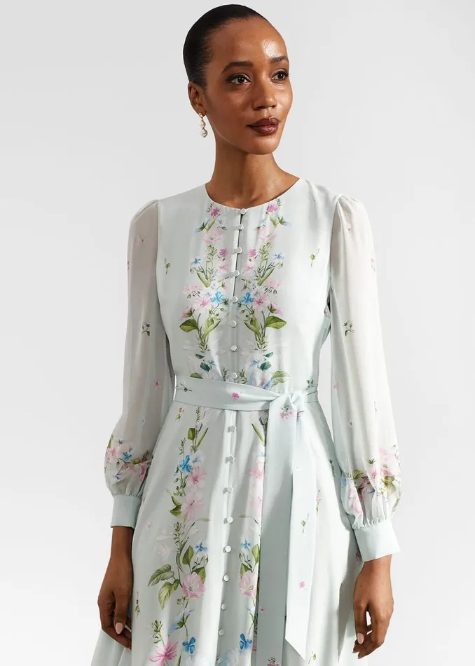 Women Dresses and Jumpsuits Hobbs Petite Maribella Dress Green Multi