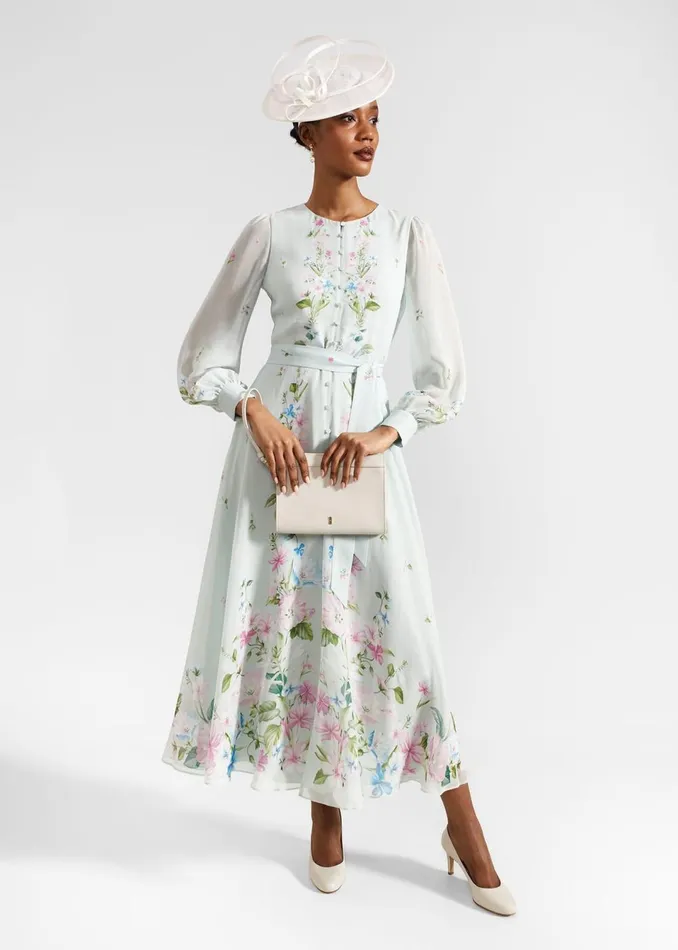 Women Dresses and Jumpsuits Hobbs Petite Maribella Dress Green Multi