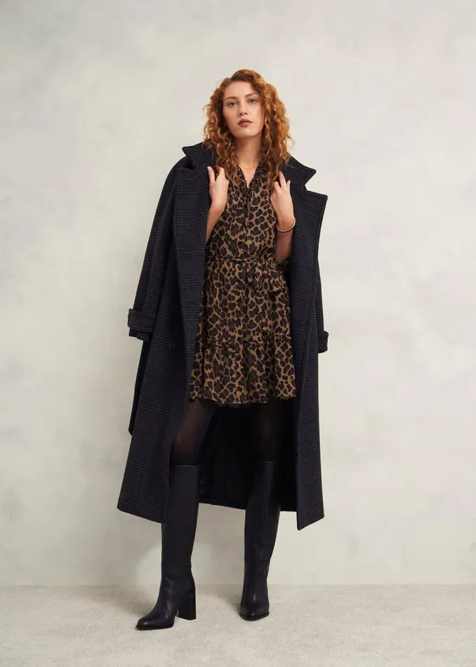 Women Dresses and Jumpsuits Hobbs Polly Dress Camel Multi