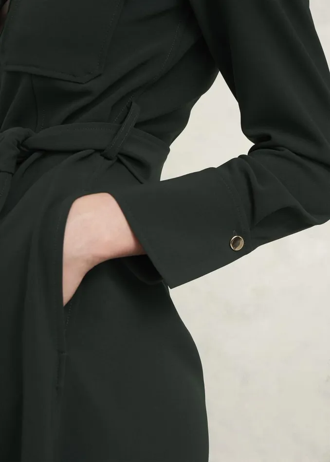 Women Dresses and Jumpsuits Hobbs Pricilla Shirt Dress Rich Green