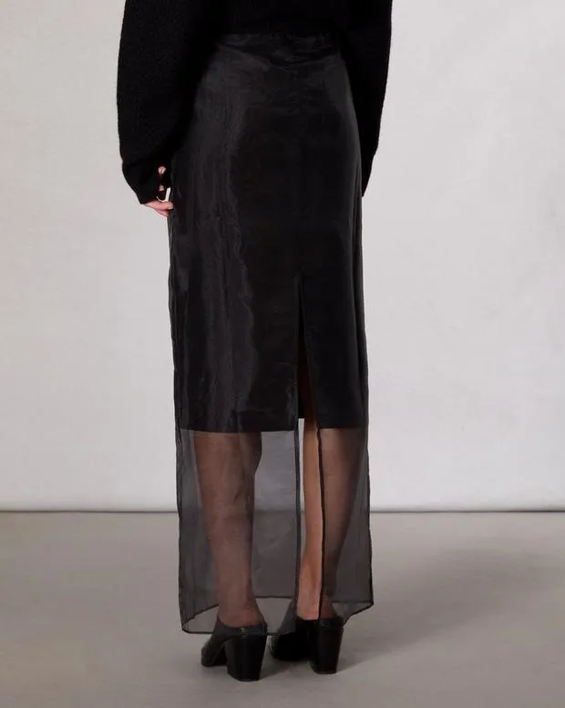 Women Dresses and Skirts Rag and Bone Annebet Organza Skirt Black