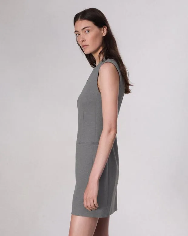 Women Dresses and Skirts Rag and Bone Tina Ponte Shift Dress Charcoal