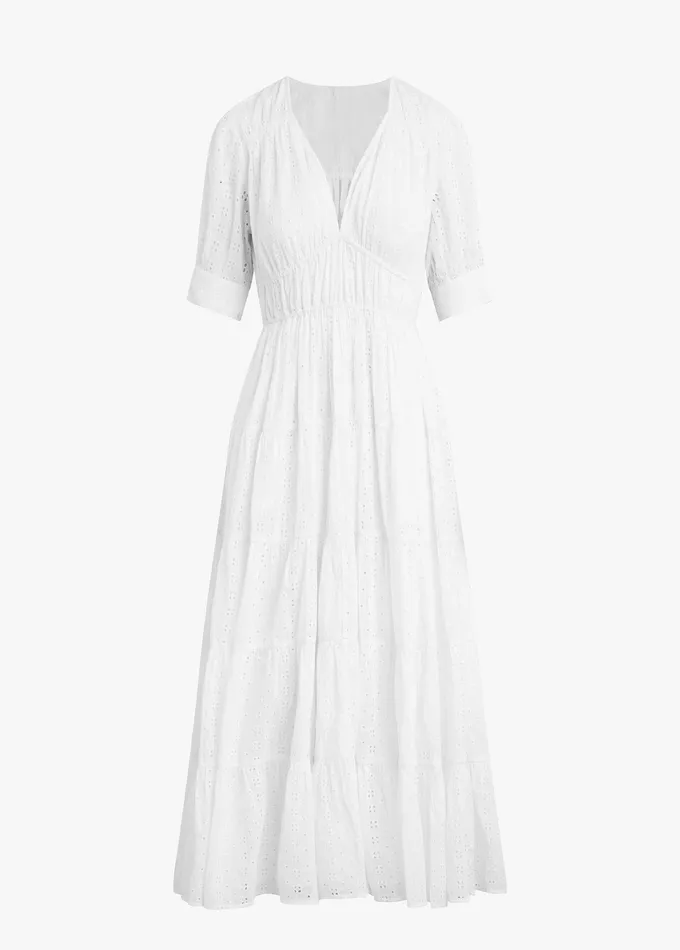 Women Dresses Jumpsuits Joe8217s Jeans THE ILLANA BRODERIE DRESS Optic White Women Dresses Jumpsuits Joe8217s Jeans THE ILLANA BRODERIE DRESS Optic White