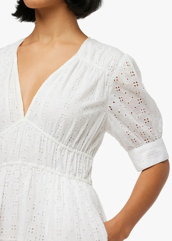 Women Dresses Jumpsuits Joe8217s Jeans THE ILLANA BRODERIE DRESS Optic White Women Dresses Jumpsuits Joe8217s Jeans THE ILLANA BRODERIE DRESS Optic White