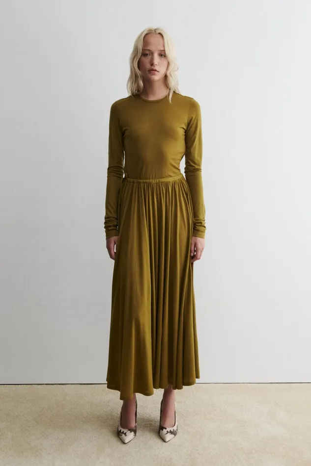 Women Dresses Rachel Comey Bazoni Dress Olive Women Dresses Rachel Comey Bazoni Dress Olive