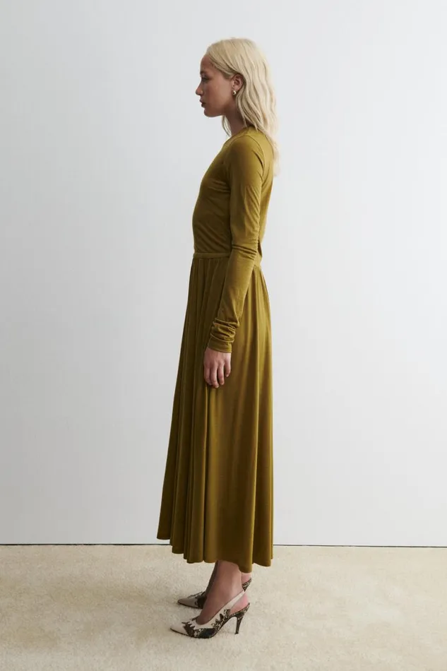 Women Dresses Rachel Comey Bazoni Dress Olive Women Dresses Rachel Comey Bazoni Dress Olive