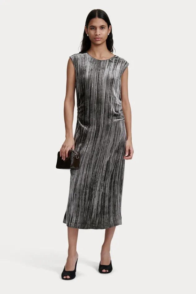 Women Dresses Rachel Comey Namur Dress Gunmetal Women Dresses Rachel Comey Namur Dress Gunmetal