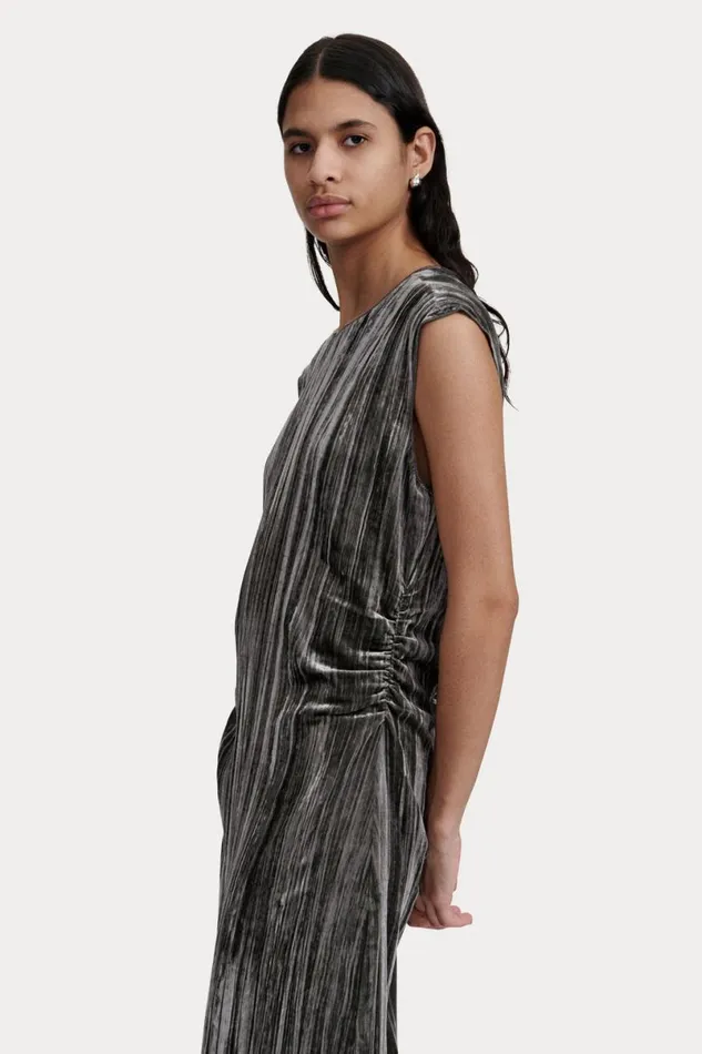 Women Dresses Rachel Comey Namur Dress Gunmetal Women Dresses Rachel Comey Namur Dress Gunmetal