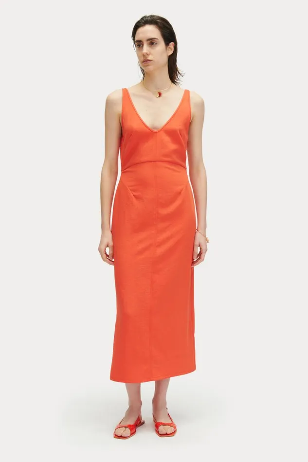 Women Dresses Rachel Comey Prim Dress Coral