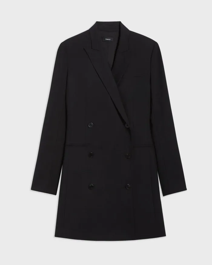 Women Dresses Theory Blazer Dress In Good Wool Black