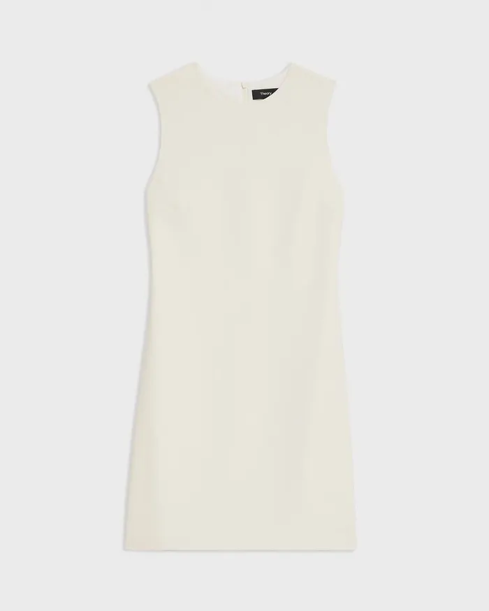 Women Dresses Theory Shift Dress In Admiral Crepe Rice