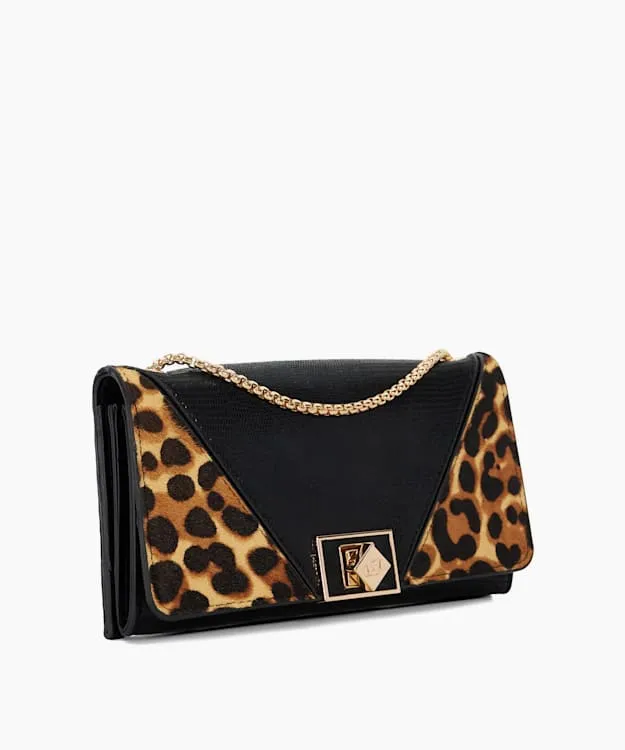Women Dune London Crossbody Bags Chain Handle Shoulder Bag Animal