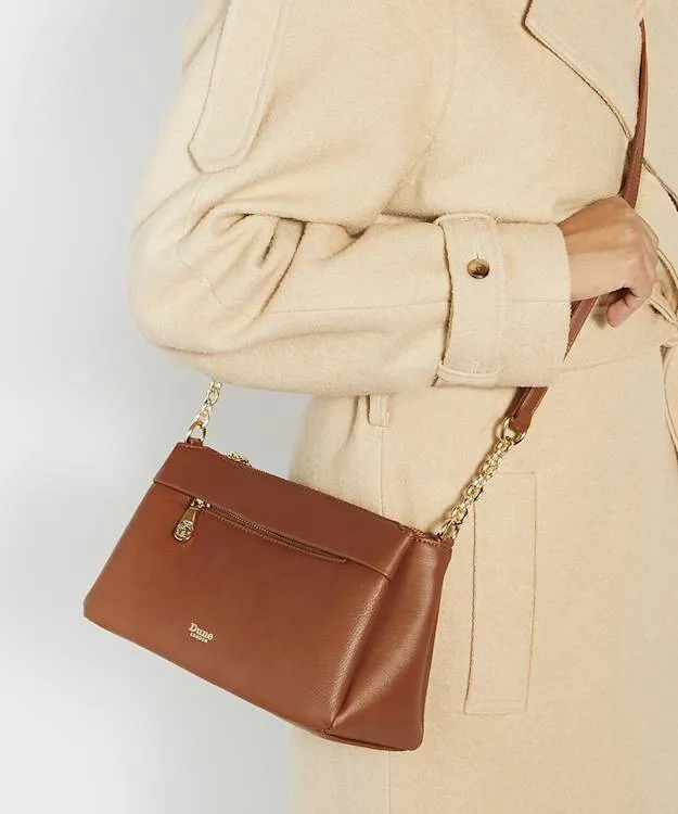 Women Dune London Crossbody Bags Chain Strap Shoulder Bag Brown