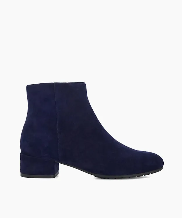 Women Dune London Wide Fit Boots Wide Fit Ankle Boots Blue