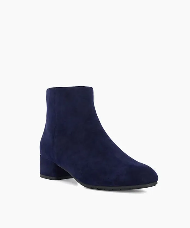 Women Dune London Wide Fit Boots Wide Fit Ankle Boots Blue