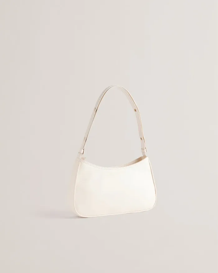 Women EDALLI 8211 Leather Snaffle Bar Shoulder Bag Ivory Ted Baker Leather Bags
