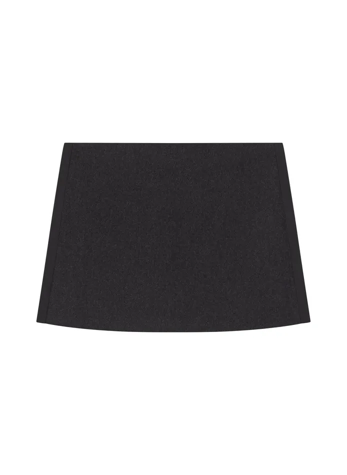 Women Edie Mini Tux Skirt Charcoalblack ALC Bottoms