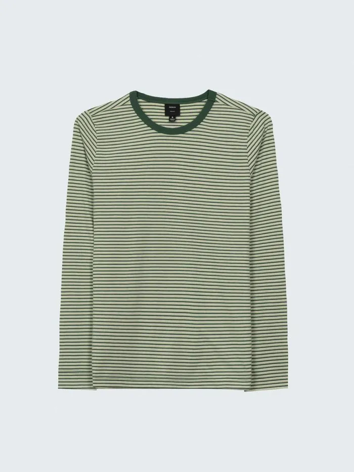 Women Eldon Long Sleeve TShirt Pine Shadowecrutea Green Finisterre Tops and Shirts