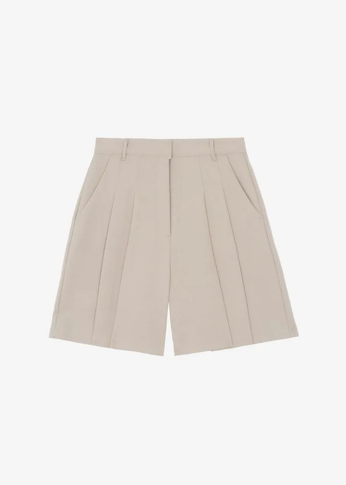 Women Eline Shorts 8211 Beige The Frankie Shop Bottoms