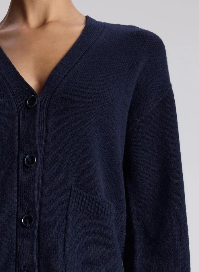 Women Emory Cashmere Cardigan Navy ALC Sweaters