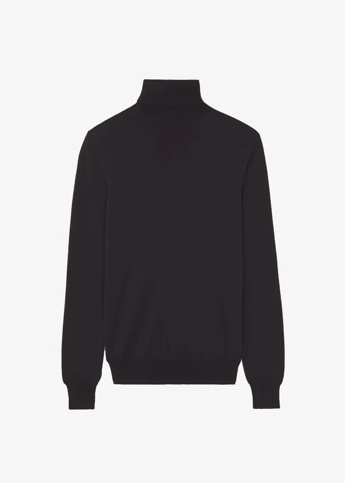 Women Eve Thin Turtleneck Sweater 8211 Dark Plum The Frankie Shop Knitwear