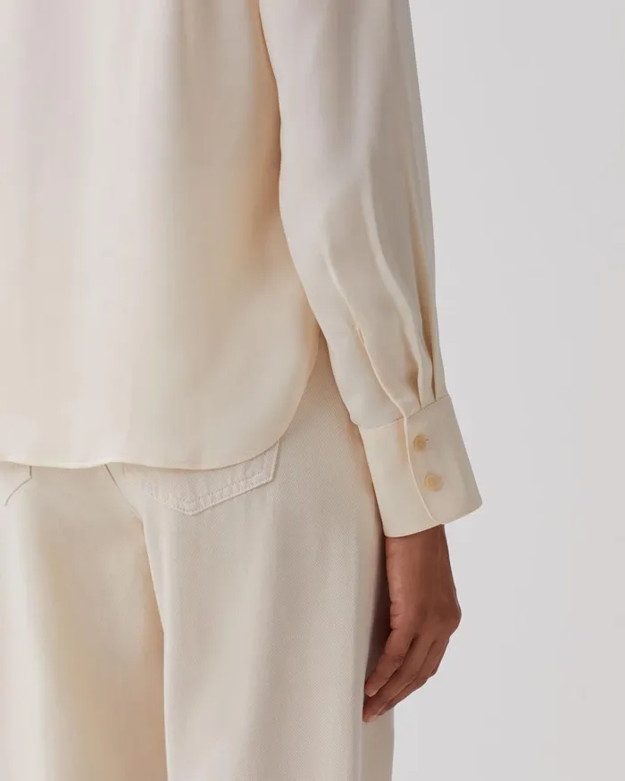 Women Fluid Ruffled Shirt Natural Comptoir Des Cotonniers Blouses and Shirts and Tops