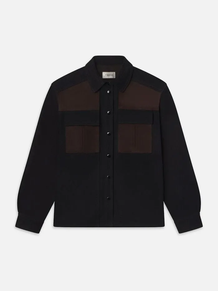 Women FRAME Denim Collections The Equestrian Shirt