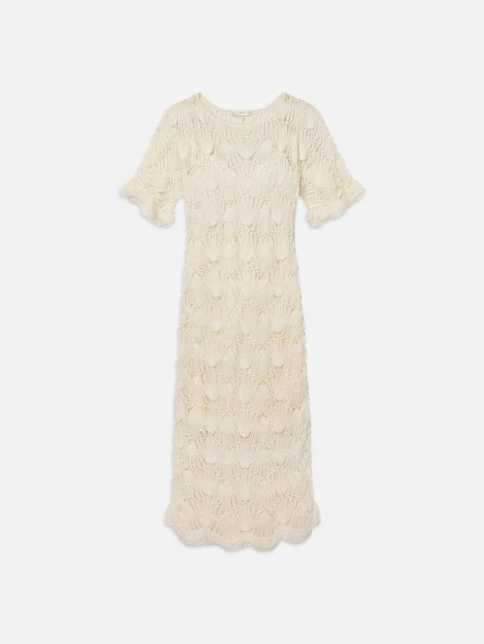 Women FRAME Dresses and Jumpsuits Beaded Crochet Dress