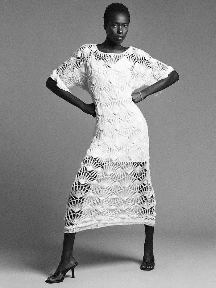 Women FRAME Dresses and Jumpsuits Beaded Crochet Dress