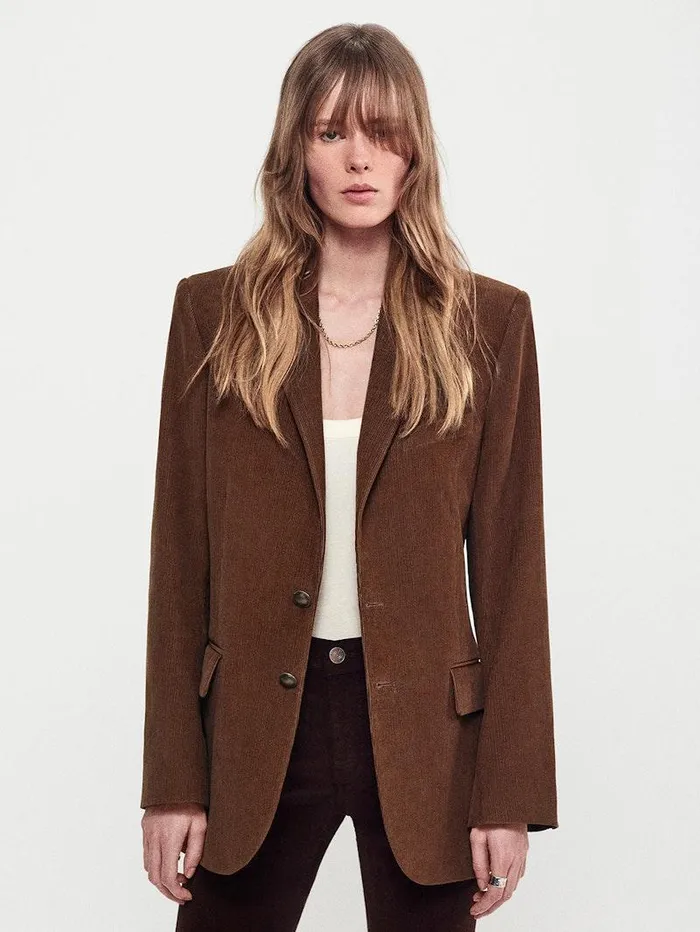 Women FRAME Jackets and Coats Everyday Corduroy Blazer Women FRAME Jackets and Coats Everyday Corduroy Blazer