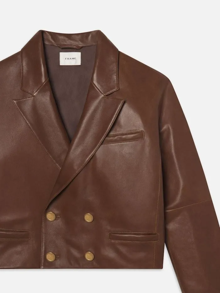 Women FRAME Leather and Suede The Leather Timeless Jacket Women FRAME Leather and Suede The Leather Timeless Jacket