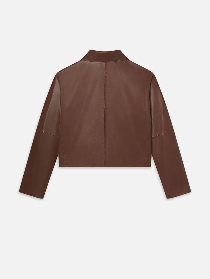 Women FRAME Leather and Suede The Leather Timeless Jacket Women FRAME Leather and Suede The Leather Timeless Jacket