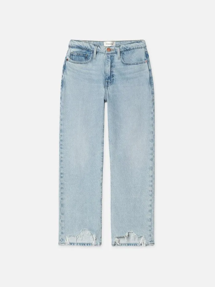 Women FRAME Straight Le Jane Crop Bite Hem