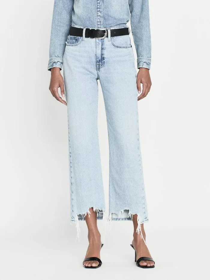 Women FRAME Straight Le Jane Crop Bite Hem Women FRAME Straight Le Jane Crop Bite Hem