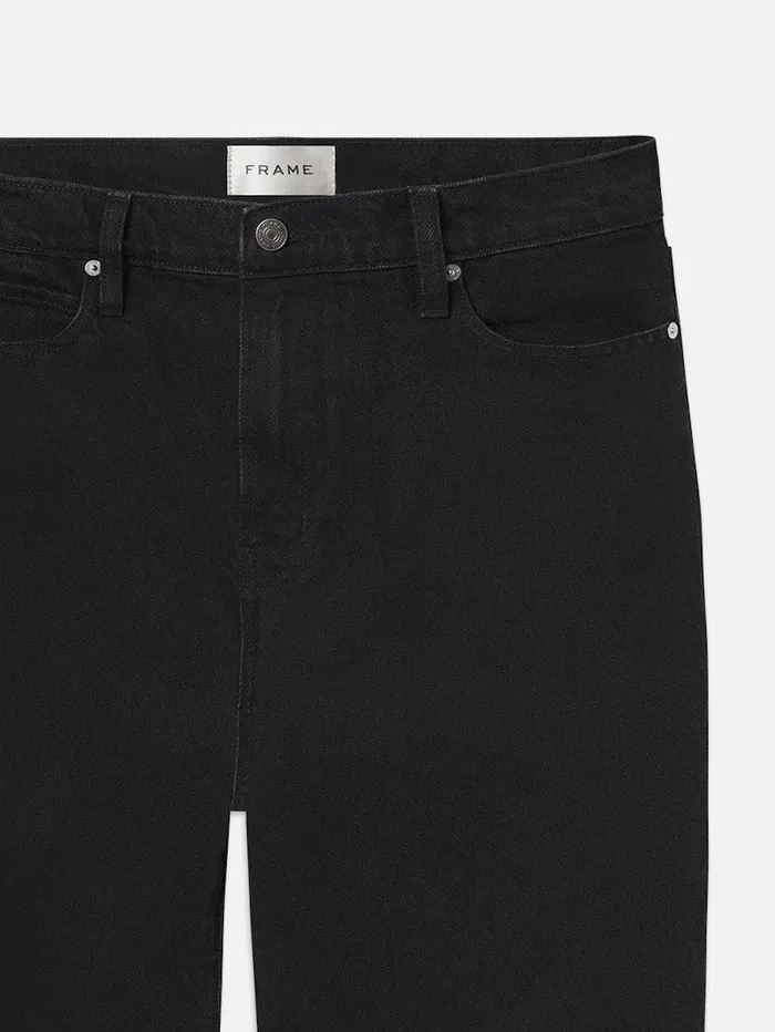 Women FRAME Straight Le Jane Crop Raw Fray