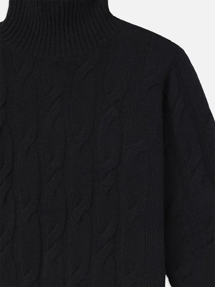 Women FRAME Sweaters Cable Knit Turtleneck Women FRAME Sweaters Cable Knit Turtleneck