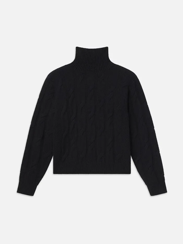 Women FRAME Sweaters Cable Knit Turtleneck Women FRAME Sweaters Cable Knit Turtleneck