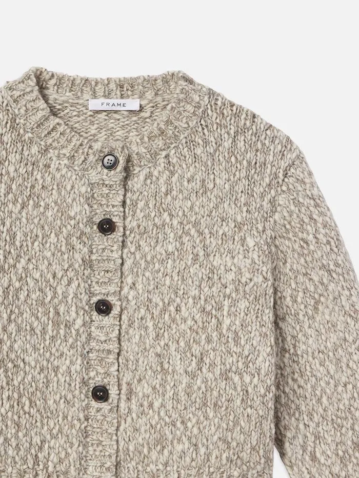 Women FRAME Sweaters Marl Cardi Sweater Women FRAME Sweaters Marl Cardi Sweater