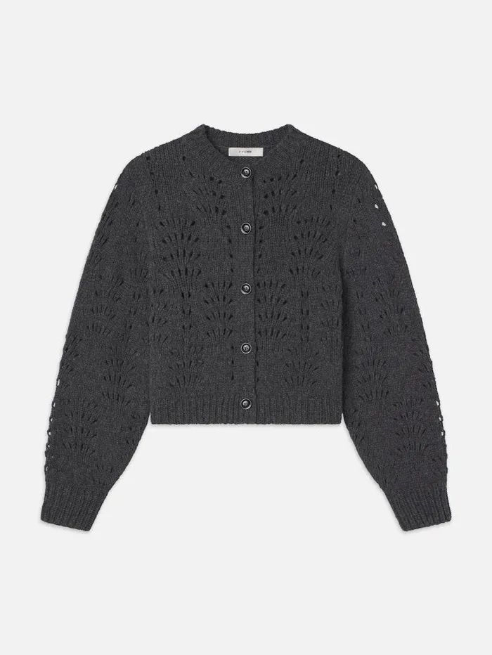 Women FRAME Sweaters Textured Stitch Cardigan