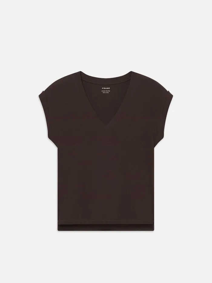 Women FRAME Tanks and Tees Easy VNeck Tee