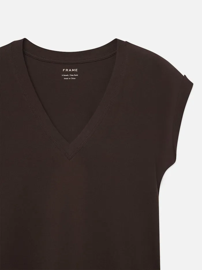 Women FRAME Tanks and Tees Easy VNeck Tee Women FRAME Tanks and Tees Easy VNeck Tee