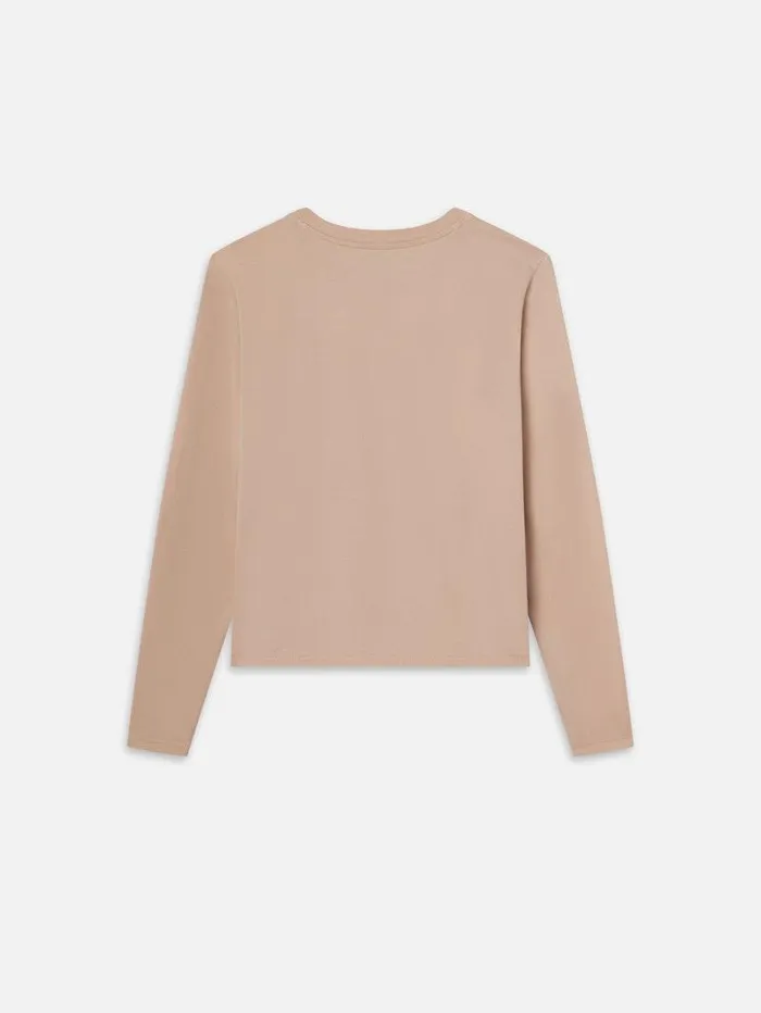 Women FRAME Tanks and Tees Long Sleeve Baby Tee Women FRAME Tanks and Tees Long Sleeve Baby Tee