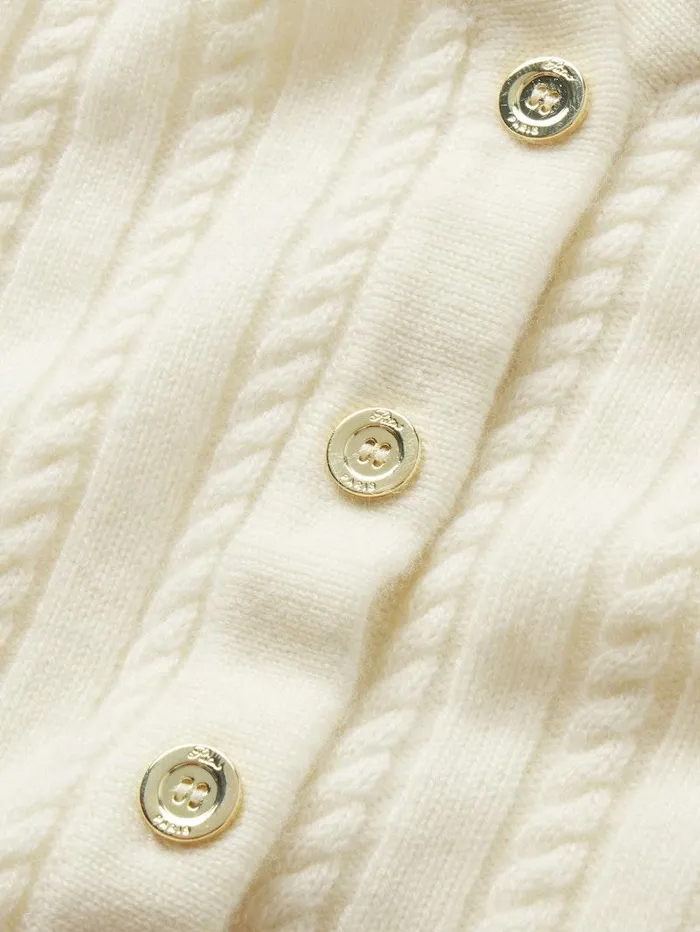 Women FRAME The Alpine Edit Ritz Cable Cardigan Women FRAME The Alpine Edit Ritz Cable Cardigan