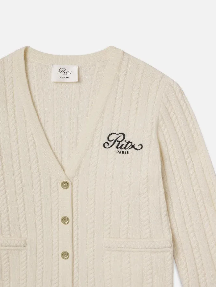 Women FRAME The Alpine Edit Ritz Cable Cardigan Women FRAME The Alpine Edit Ritz Cable Cardigan