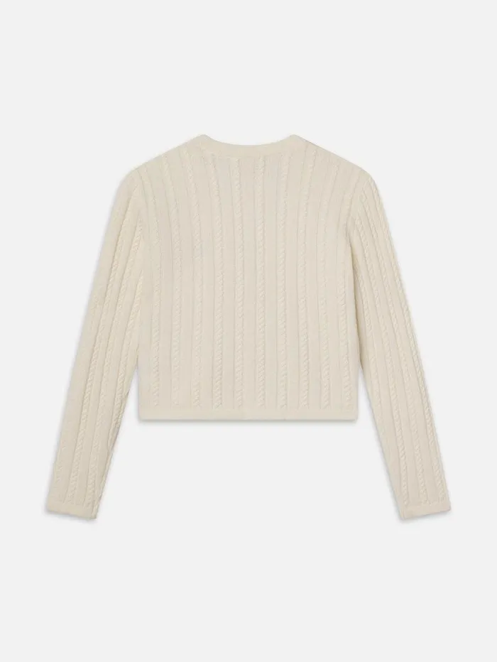 Women FRAME The Alpine Edit Ritz Cable Cardigan Women FRAME The Alpine Edit Ritz Cable Cardigan