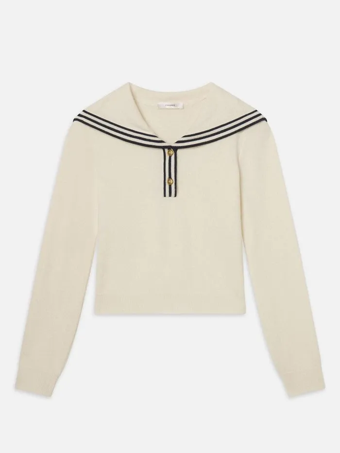 Women FRAME The Resort Edit The Sailor Sweater