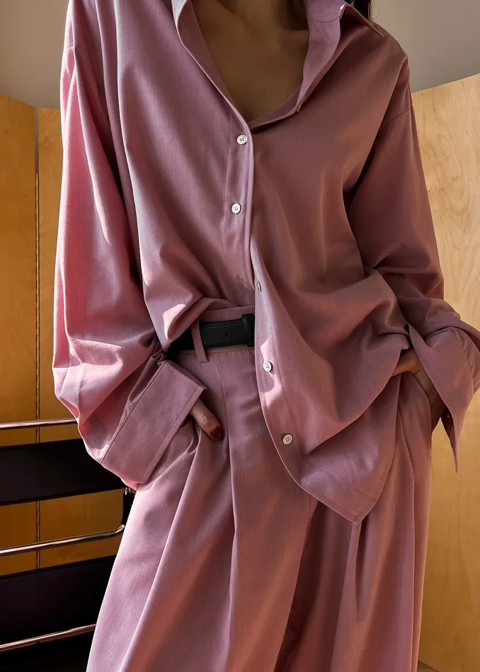 Women Gelso Shirt 8211 Rose The Frankie Shop Tops