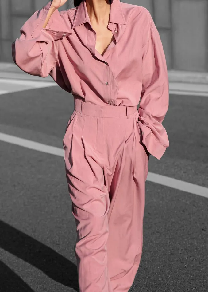 Women Gelso Shirt 8211 Rose The Frankie Shop Tops